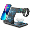 Nabíjačka indukčná bezdrôtová nabíjacia stanica 15W 3v1 pre iPhone Apple