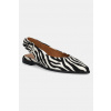 Kožené balerínky Billi Bi čierna farba, s otvorenou pätou, A8301 A8301.Zebra EUR 38