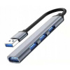 Rozdeľovač HUB 4v1 USB - 3x USB 2.0 1x USB 3.0