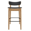 FAMEG Nopp - BST-1803/1 - barová stolička Farba dreva: buk štandard, Čalúnenie: látka CAT. D