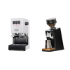 Gaggia Classic E24 BC, white + Eureka Mignon Zero 65 Speedy, CR black