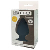 Silexd M - prispôsobivé análne dildo 11cm (čierne)