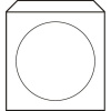 Harmanec-Kuvert Obálky na CD 125x125 s okienkom 100 ks