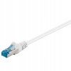 Patchcord Goobay S/FTP 6a RJ45 / RJ45 10 m biely