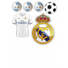 CUKROVÁ TLAČ jedlý obrázok na tortu Cukrová hmota Real Madrid MBAPPE RONALDO 5