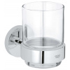 Grohe QuickFix Start Pohárik na kefky a pastu, s držiakom, sklo/chróm 41194000-GR