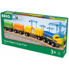 Brio World 33982 Nákladný vlak s tromi vagónmi 7312350339826