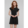 Ladies Skater Rib Dress - black XL