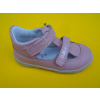 Detské kožené sandálky D.D.Step H077 - 51734A baby pink BAREFOOT