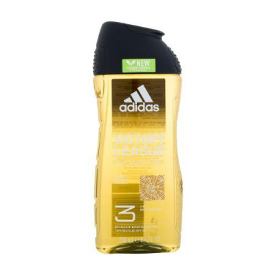 Adidas Victory League Shower Gel 3-In-1 New Cleaner Formula Sprchovací gél 250 ml pre mužov