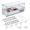 SucceBuy Chladiaca vitrína 140 W s 1 panvicoux1/3 a 4 panvicamix1/6