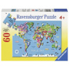 WORLD MAP 60 PC PUZZLE