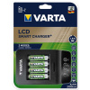 Nabíječka Varta LCD smart charger + 4x AA 2100 mAh