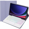 PUZDRO S PODSVIETENOU RGB KLÁVESNICOU PRE SAMSUNG GALAXY TAB A9+ PLUS BLUETOOTH
