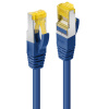 S/FTP (PiMF) Patchkábel LSOH 0.5m cat.7, modrý, Cu, UL