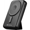 SANDBERG Mag Wireless Powerbank 10000 - 10000 mAh - Kabelloses Aufladen - Čierna