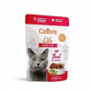 Calibra Cat Life kapsička Adult Beef in gravy 96x85g (Mäsová kapsička pre dospelé mačky, hovädzia receptúra bez obilnín)