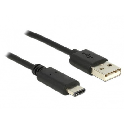 Delock Cable USB 2.0 Type-A male > USB Type-C™ 2.0 male 2.0 m black 83327
