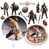 DIGITÁLNA TLAČ Jedlý obrázok na tortu Ozdoba God of War Hra + POSTAVY + TEXT 6