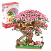 STROMČEK SAKURA KONŠTRUKČNÉ KOCKY 2008ks SADA KLOCKOV KVET ČEREŠNÍ