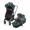 ZOPA Kombinovaný kočík Evoque + Farebný set, podvozok silver/brown Varianta: JUNGLE