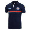 Sparco polokošile s pruhem Martini Racing, barva: tmavě modrá, velikost: XL
