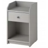 IKEA HAUGA Nočný stolík sivý 40x36 cm (IKEA HAUGA Nočný stolík sivý 40x36 cm)