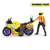 Dickie Záchranársky motocykel 17 cm s jazdcom