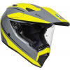 Prilba AGV AX-9 Pacific Road Matt Grey Yellow Fluo Black Veľkosť: MS (57 cm)