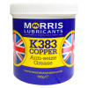 Morris K383, mazací tuk s mědí zamezující zatuhnutí a zareznutí, 500g (Morris Lubricants - Tradition in Excellence since 1869...)