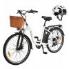Retro elektrický bicykel s košom 250 W 12,5 AH 70 km (Retro elektrický bicykel s košom 250 W 12,5 AH 70 km)