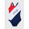 Detské plavky - Fila jeden -kus outfit. 170 biela, červená, námornícka modrá (Steiff Breaping Stand Child 122 MBI)