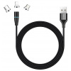 Colorway CW-CBUU038-BK Nabíjecí 3v1 Lightning+MicroUSB+USB-C, 1m