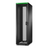 APC Easy Rack 600mm/42U/1100mm, with Roof, Side panel,castors,feet and 4 Brackets, No Bottom, black ER6212