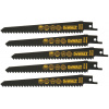 DT2362 DEWALT PILOVÉ PLÁTKY 152 MM, 5 KS, PRO JEMNÉ, RYCHLÉ A OBLOUKOVÉ ŘEZY VE DŘEVĚ A PLASTU