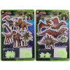 Svietiace dinosaury na karte