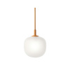 Muuto Závesné svietidlo Rime Ø12, opal/orange 22422