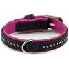 Nobby Pacific Deluxe obojok se Swarovski kryštály XS 27cm ružová