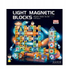 Magnetické svietiace kocky Guličková Dráha 252 ks, veľké konštrukčné sady