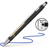 Pero guľôčkové Schneider Epsilon XB black-gold Touch - modrá náplň
