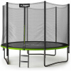 Trampolína so sieťou Slogen 312 cm FT 10 (304-312 cm) (DETSKÁ ZÁHRADNÁ TRAMPOLÍNA REBRÍK 312 cm 10 FT ČIERNA PREMIUM)