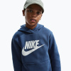 Detská mikina Nike Club Fleece Hoodie mystic navy/white