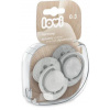 LOVI 22/905 Dynamický silikónový cumlík 0-3m 2 ks Harmony Boy