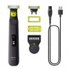 Philips OneBlade Pro 360 QP6542/15 zastřihovač, voděodolný, 3 nástavce, akumulátorový provoz QP6542/15