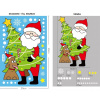 Vianočné samolepky na okná Santa Claus - 20x30cm