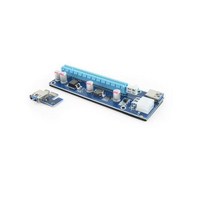 Gembird PCI Express Riser Card (6-pin power connector), RC-PCIEX-03 (RCPCIEX03)
