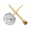 Udiarenský teplomer TB-63/120/R300 + objímka (TB-63/120/R300 + TULEJA TERMOMEMOMOMOMOMOMER)