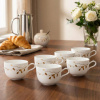 SELTMANN WEIDEN LIBERTY GOLDEN ROSE HIP 6 ks 380 ml - sada šálok na kávu z porcelánu s motívom zlatej divej ruže