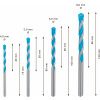 Bosch sada vrtáků EXPERT CYL-9 Multiconstruction 4-5-6-8mm do zdi a betonu 2608900649