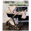 Detský kočík Loretto Adbor | Deluxe Baby Farba: 02 - Béžový